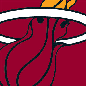 NBA Miami Heat Large Logo Apple Pencil (2nd Gen 2019) Skin